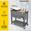 Glacière pour terrasse à roulettes 80 qt Permasteel-50365399-116226750
