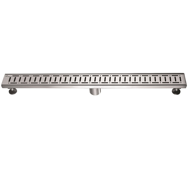 Loire River Series 32 Inch Long Stainless Steel Linear Floor Shower Drain