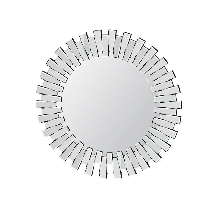 MDF Wall Mirror, 35.43" x 35.43", Round