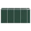 Abri de jardin rectangulaire en acier galvanisé Vidaxl-116118594-116118592