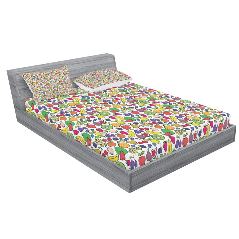 Microfiber Sheet Set, Full Sheet Set with Fitted Sheet