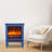 17 Inch Freestanding Electric Fireplace Stove Heater With 3D Flame Effect,Classic Blue-1802127190