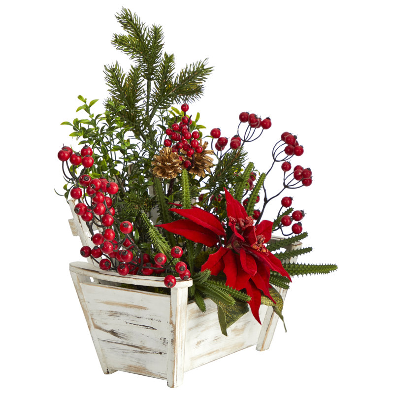 Arrangements floraux mixtes et centres de table en pot