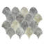 Carreau de mosaïque en verre 14,63 po x 12,13 po Seashell-45293104