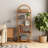 70.8" Modern 5-Tier Arched Bookcase