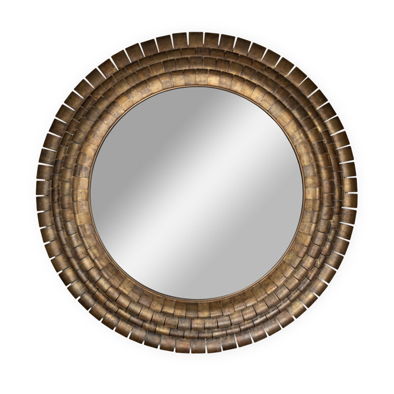 Mistral Round Metal Mirror