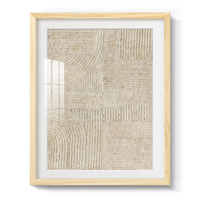 Sandstone Pastures I - Impression encadrée, Naturel, H 28,5 po x l 20,5 po