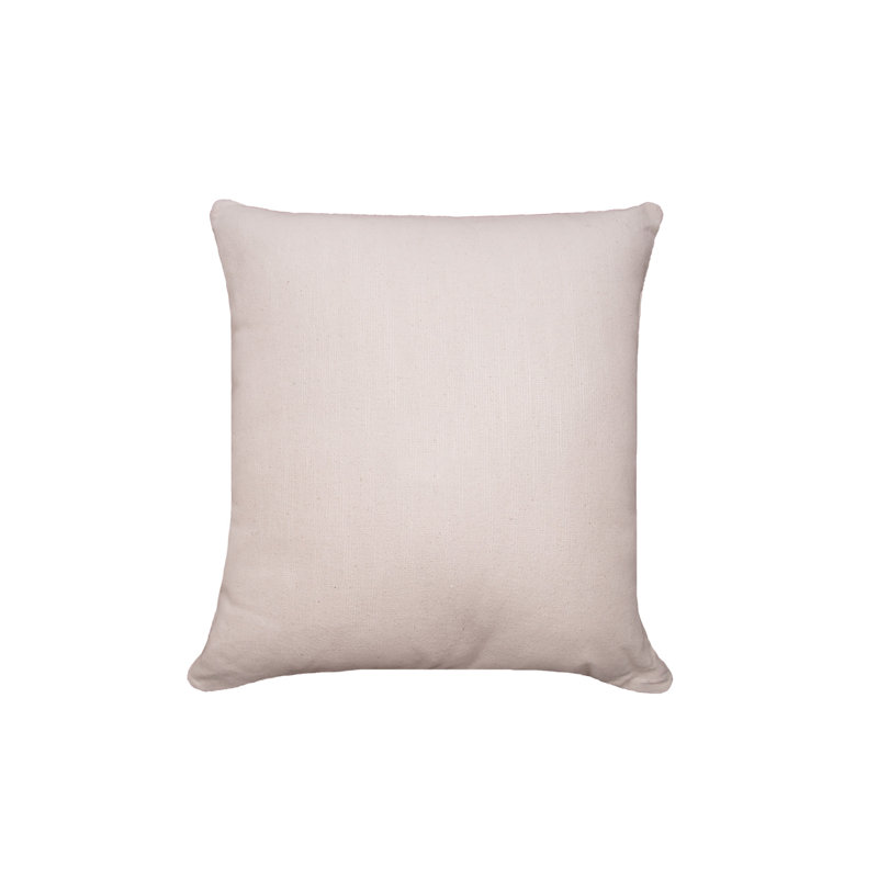 Diamond Tuck Solid Square Throw Pillow, Ivory