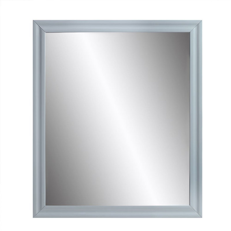 Miroir rectangulaire pour commode Gaines, Gris