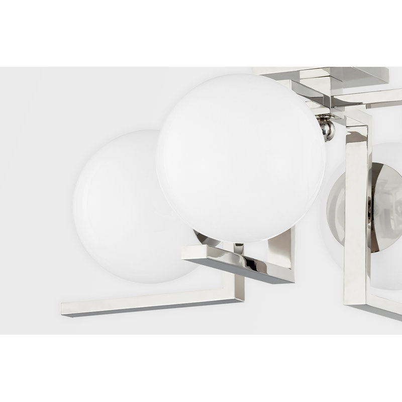 Tanner 9 - Light Chandelier, Polished Nickel