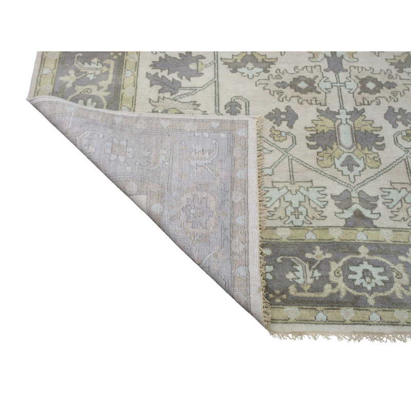 Tapis ivoire 9 x 12 Oushak Heriz
