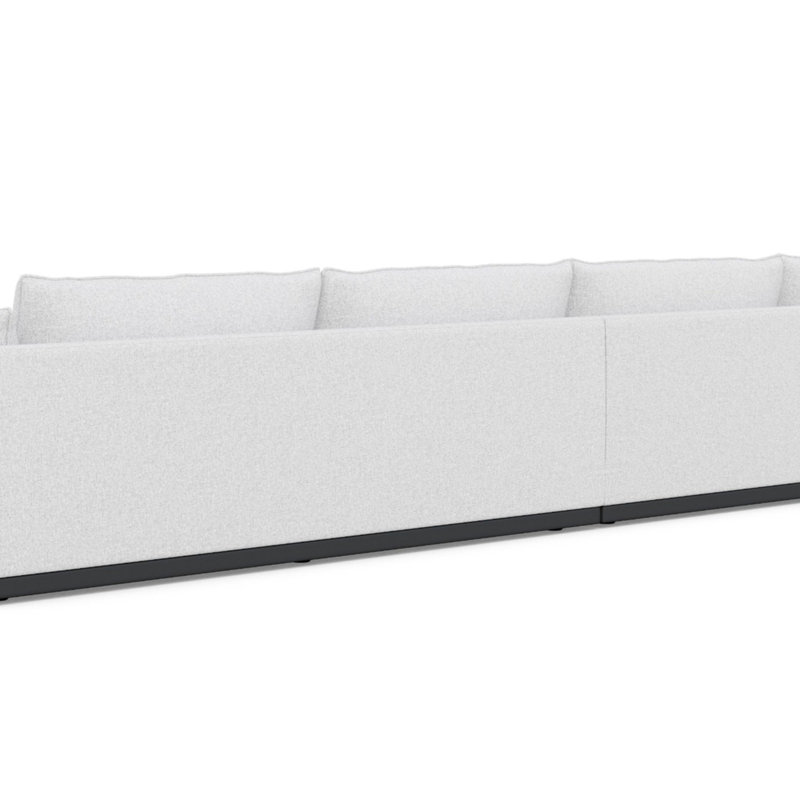 Camden Sofa, White Polyester