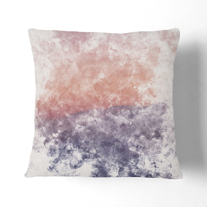 Abstract Square Cushion, Black, 40cm H x 40cm W x 15cm D