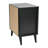 Yume Mid Century Modern Solid Wood Nightstand with 2 Storage Drawers-1865515847