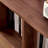 Open style simple solid wood TV cabinet