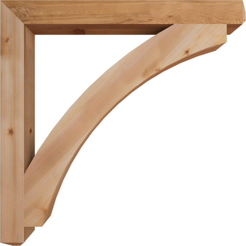 Support pour artisan Thorton, Cèdre rouge de l'Ouest (lisse), H 42 po x l 4 po x P 42 po