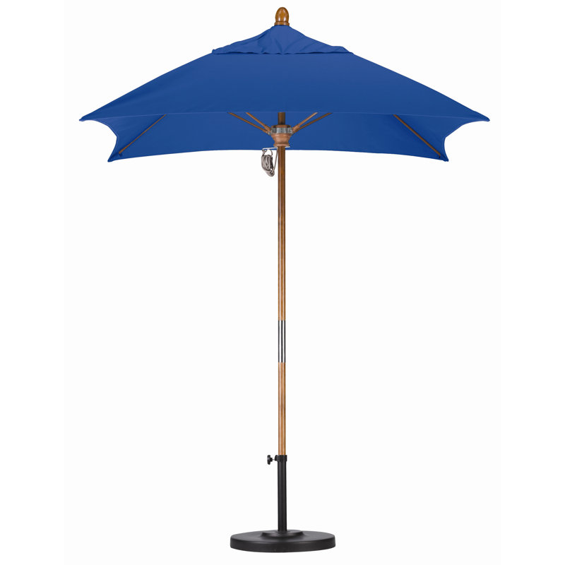  Parapluie Carré De 6', Sunbrella - Bleu Pacifique