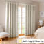 260 GSM Thermal Blackout Eyelet Curtains-1991755266-1991755275