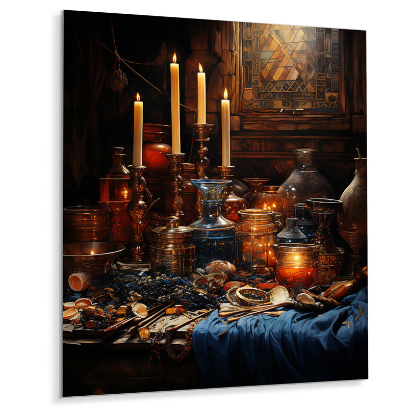 Offrande égyptienne égyptienne - décoration murale en métal Égypte, H 20 po x l 12 po x P 1 po
