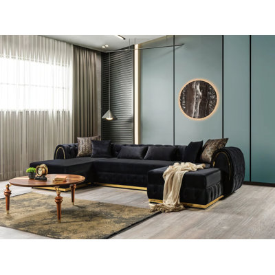 Farhanaaz Upholstered Sectional
