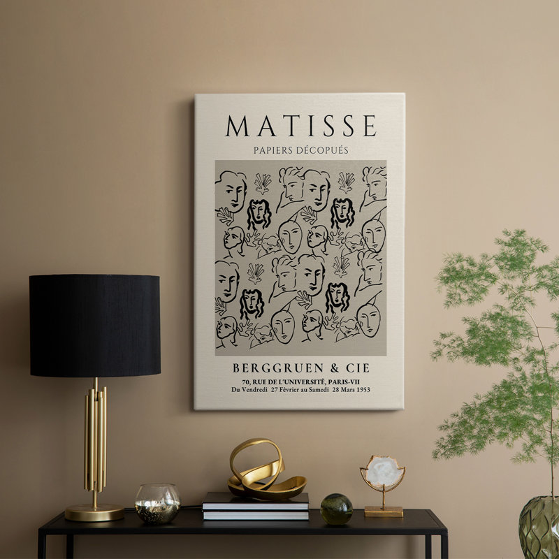 Matisse CLXVI, reproduction d'art encadrée Cavas, H 18 po x l 12 po
