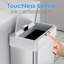 Poubelle en acier inoxydable 18,5 gallons avec capteur de mouvement, poubelle automatique, couvercle à fermeture en douceur, pour la cuisine, le bureau, le véhicule récréatif, la chambre à coucher et le salon (argent)-103356993-103878245