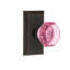 Studio Plate with Waldorf Pink Door Knob-1686660112
