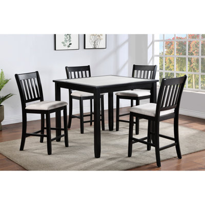 Mobilier de chambre à coucher en bois brun foncé foncé Conners
