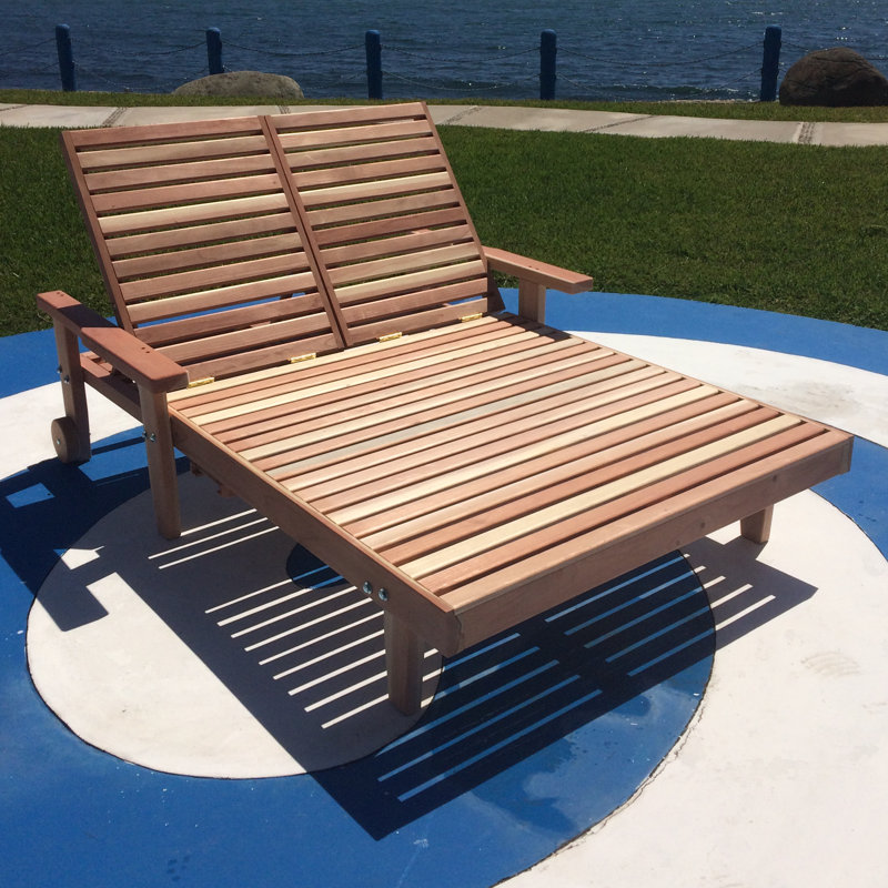 Chaise longue avec accoudoirs Varda, Super Deck