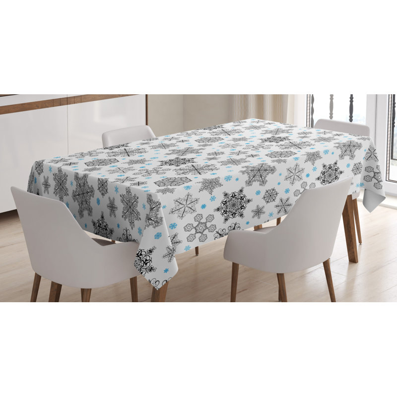 Geometric Christmas Tablecloth, 90" x 60"