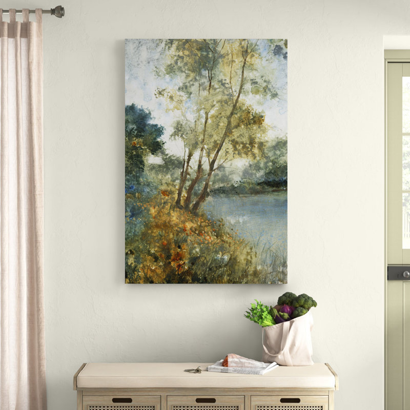 Ethereal Waters I by Tim O'Toole - Painting Print, Black Floater Framed Canvas, 46cm H x 30cm W