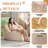 39" Cat Paw Bean Bag Chair with Side Storage Pocket, Plush Faux Fur and Memory Foam Filling-201134467