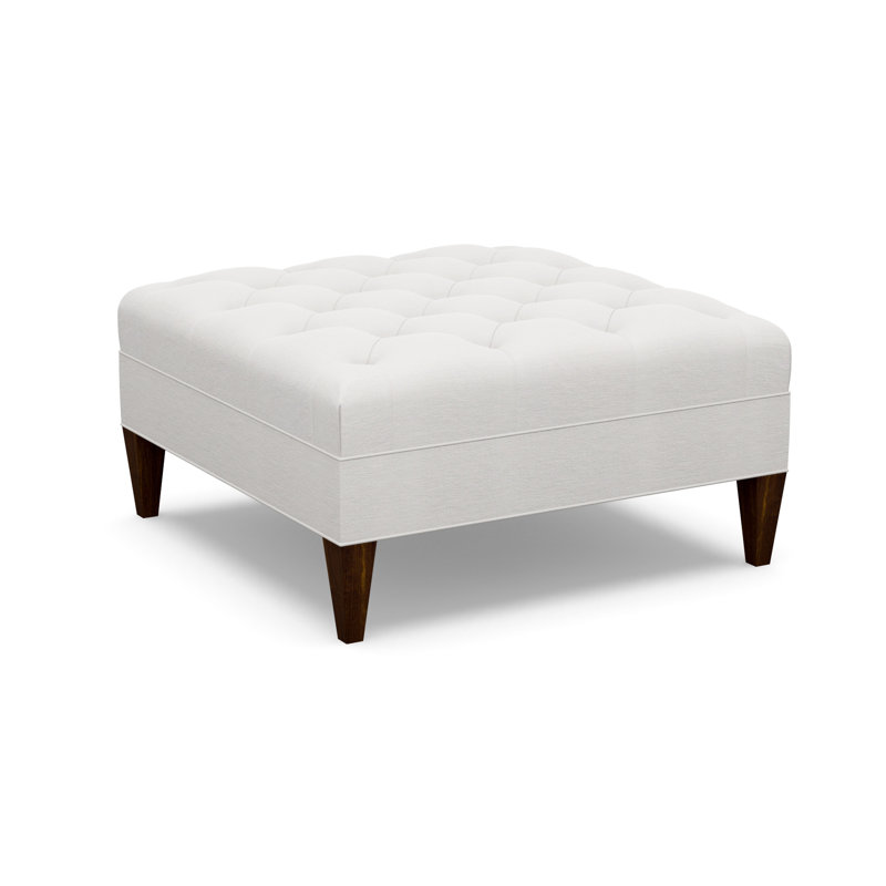 Square Ottoman, 9637-51, Walnut