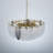 9-light Dimmable Tiered Chandelier