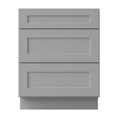 Ready to Assemble Solid Wood Shaker Drawer Base Kitchen Cabinet