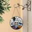 Mignon panneau de verre à vitrail squelette Holdin pour décoration de fenêtre-133222805
