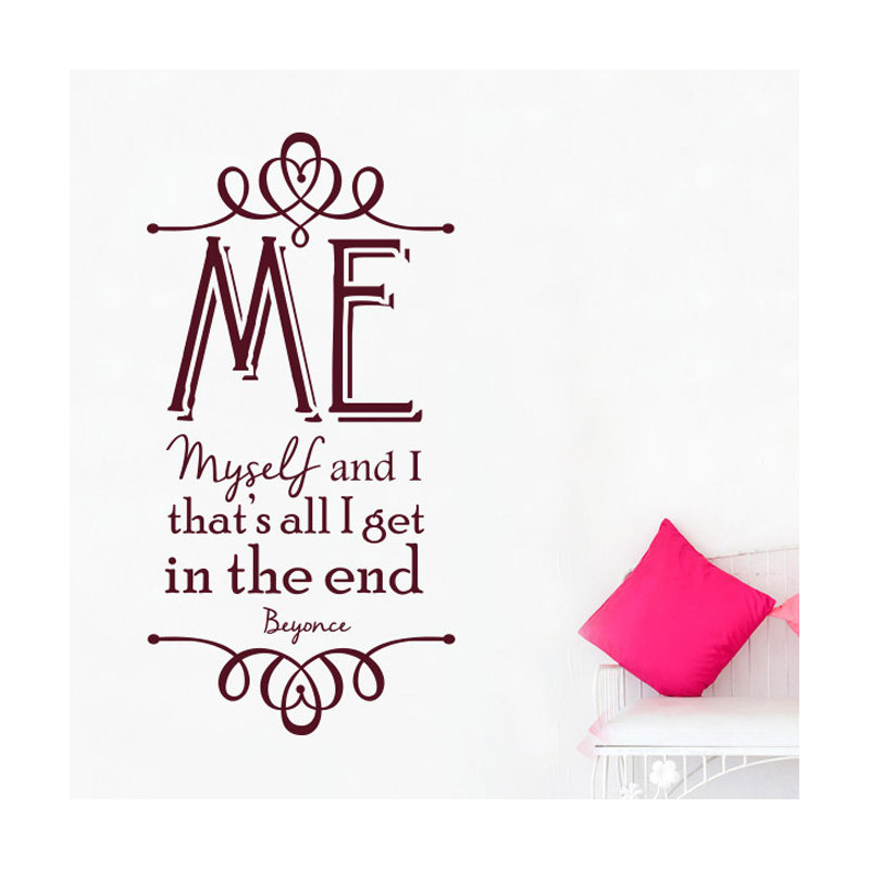 Wall Decal, Medium, Burgundy