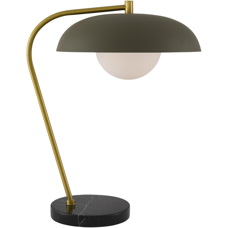 Barrile Farmington Table Lamp, Black, Green