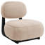 Phia Camel Upholstered Armless Accent Chair