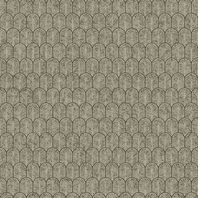 Lustre Collection Geo Arch 10.05m x 53cm Wallpaper Roll, Brown