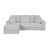 Polyester gris clair
