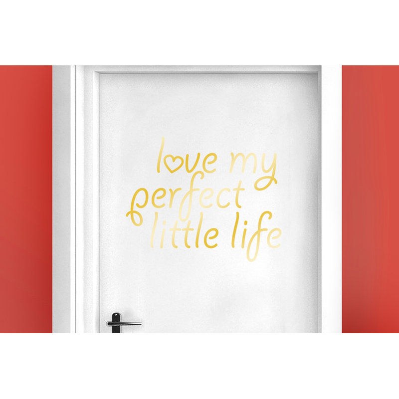 Wall Decal, Shiny Gold