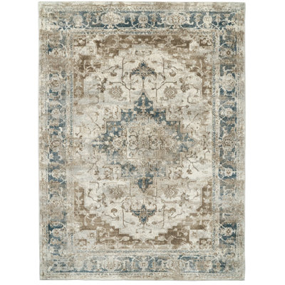 Tayesha 5.3X7 17778-158 CREAM/NAVY/BEIGE