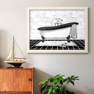 Modern Bath II, reproduction d'art sur toile