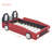 Twin Size Race Car-Shaped Platform Bed with Wheels, Durable and Safe for Kids' Bedrooms-6438969