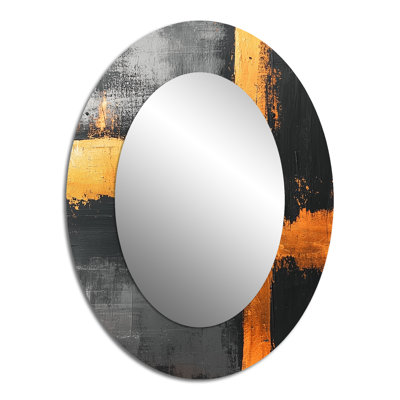 Miroir mural noir et or Converge Dream I