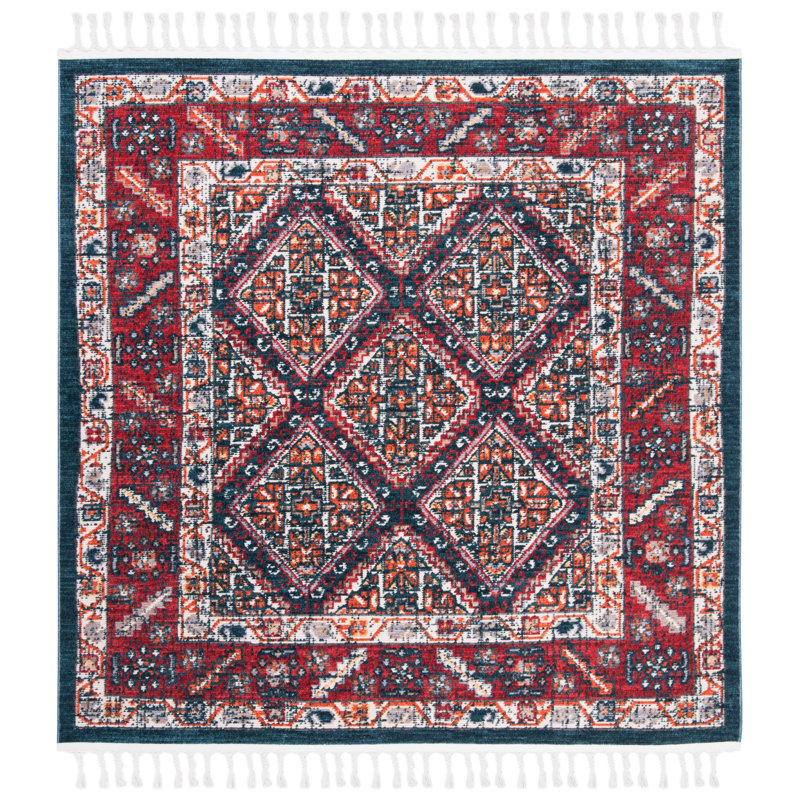 Bookout Performance Oriental Rug, Square 6'3"