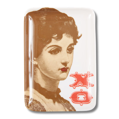 ALPHABET VALET TRAY XO