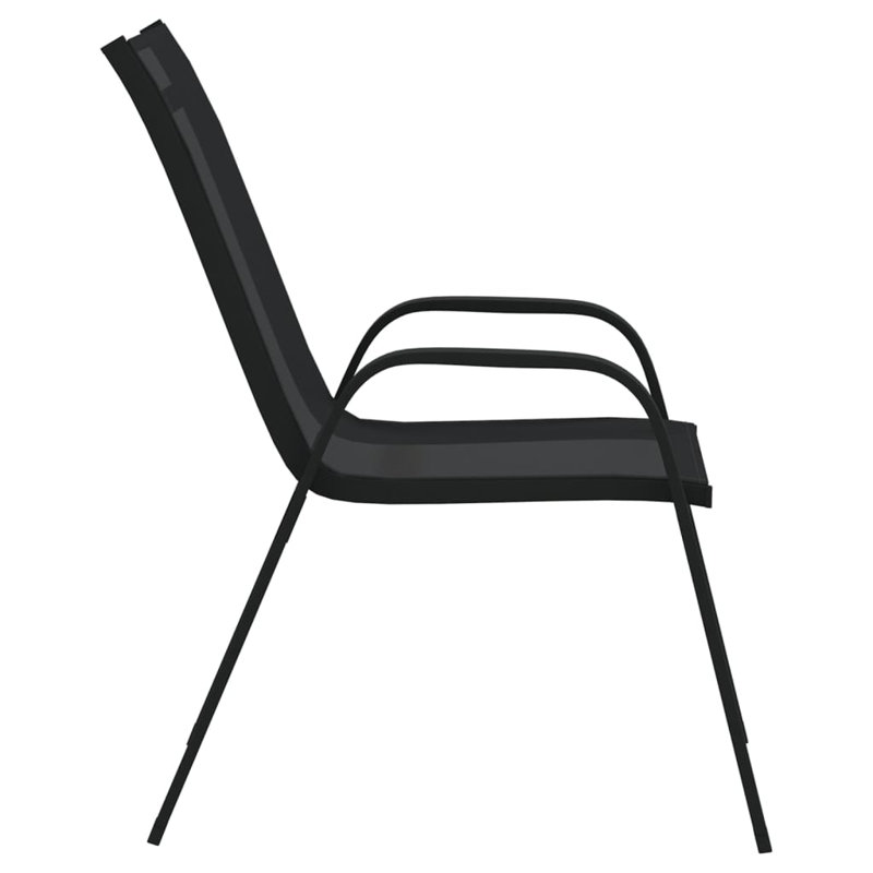 Janard Patio Dining Armchair, Black