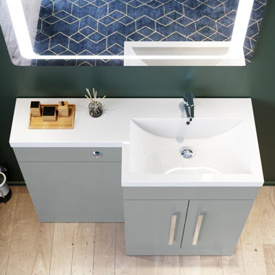 Plastic / Acrylic Mounting / Installation Required Bathroom Cabinet